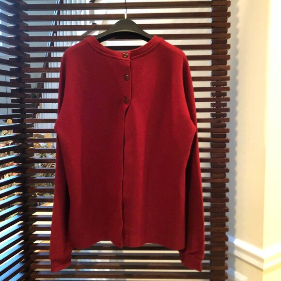 SOLD Red Stella Mccartney Sweatshirts with Embroidered Tiger Size S - Picture 2 of 6